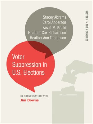 cover image of Voter Suppression in U.S. Elections